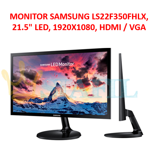 MONITOR SANSUNG LED 21.5 HDMI MODELO LS22F350FHLXZL GARANTIA 12 MESES CON SENTRO SANSUNG 018000